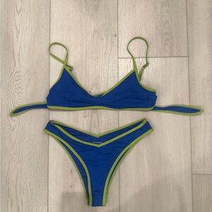 WeWoreWhat Blue and Green Bikini
